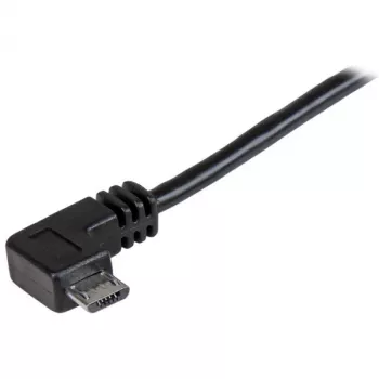 StarTech.com Micro-USB laadimis- ja sünkroonimiskaabel M/M – täisnurkne Micro-USB – 24 AWG – 0,5 m