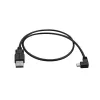 StarTech.com Micro-USB laadimis- ja sünkroonimiskaabel M/M – täisnurkne Micro-USB – 24 AWG – 0,5 m