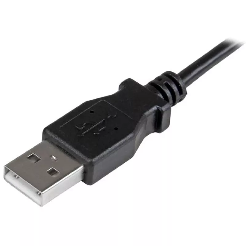 StarTech.com Micro-USB laadimis- ja sünkroonimiskaabel M/M – täisnurkne Micro-USB – 24 AWG – 0,5 m
