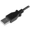 StarTech.com Micro-USB laadimis- ja sünkroonimiskaabel M/M – vasakpoolse nurgaga Micro-USB – 24 AWG – 0,5 m