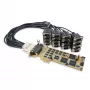 StarTech.com 16-pordiline madalprofiiliga jadakaart - RS232 - PCI Express