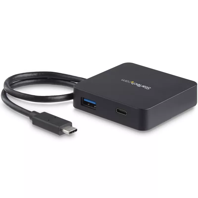 StarTech.com USB-C-multipordiadapter – kaasaskantav USB-C minidokk 4K HDMI-videoga – Gigabit Ethernet, USB 3.0 jaotur (1x USB-A, 1x USB-C) – USB USB-C-multipordiadapter – Thunderbolt 3-ga ühilduv
