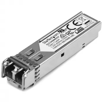 StarTech.com Cisco GLC-SX-MMD ühilduv SFP transiiveri moodul - 1000BASE-SX~Cisco GLC-SX-MMD ühilduv SFP Moodul - 1000BASE-SX - 1GbE mitmekiuline fiiber MMF optiline transiiver - 1GE Gigabit Ethernet SFP - LC 550m - 850nm - DDM Cisco Firepower, ASR920, IE2000