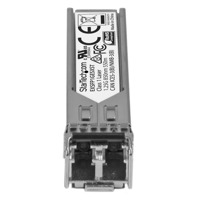 StarTech.com Juniper EX-SFP-1GE-SX ühilduv SFP transiivermoodul - 1000BASE-SX~Juniper EX-SFP-1GE-SX ühilduv SFP-moodul - 1000BASE-SX - 1GbE mitmekiuline fiiberoptiline transiiver - 1GE gigabitine Ethernet SFP - LC 550 m - 850 nm - DDM