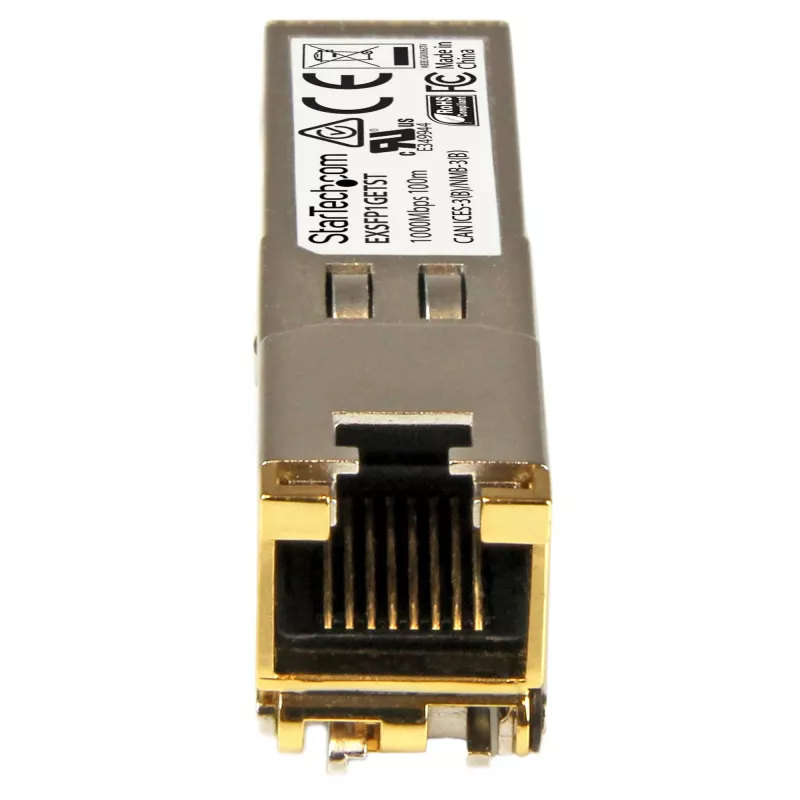 StarTech.com Juniper EX-SFP-1GE-T ühilduv SFP transiivermoodul – 10/100/1000BASE-T~Juniper EX-SFP-1GE-T ühilduv SFP moodul – 1000BASE-T – SFP RJ45 Cat6/Cat5e – 1GE Gigabit Ethernet SFP – RJ-45 100m