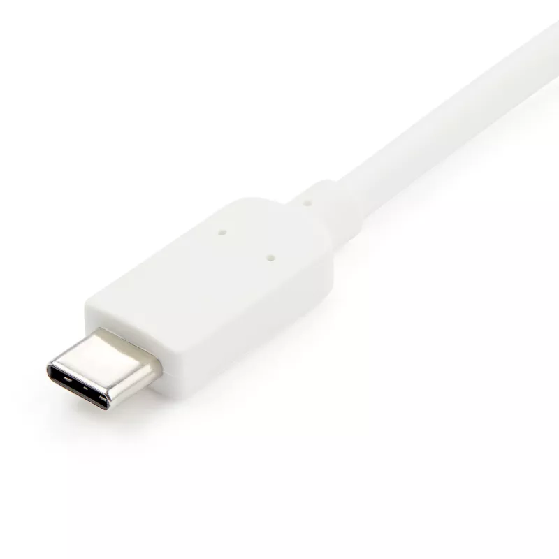 StarTech.com USB-C – HDMI 2.0 adapter toiteedastusega – 4K 60 Hz USB-C – HDMI ekraanivideomuundur – 60 W PD läbilaadimisport – Thunderbolt 3 ühilduv – valge
