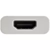 StarTech.com USB-C – HDMI 2.0 adapter toiteedastusega – 4K 60 Hz USB-C – HDMI ekraanivideomuundur – 60 W PD läbilaadimisport – Thunderbolt 3 ühilduv – valge