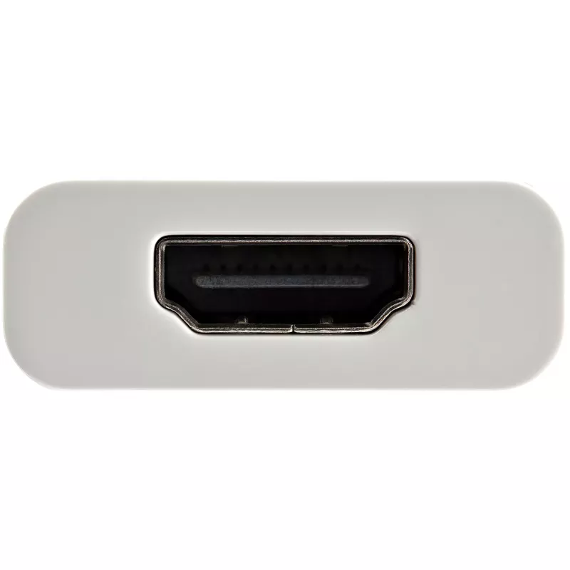 StarTech.com USB-C – HDMI 2.0 adapter toiteedastusega – 4K 60 Hz USB-C – HDMI ekraanivideomuundur – 60 W PD läbilaadimisport – Thunderbolt 3 ühilduv – valge