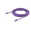 StarTech.com 5m CAT6 Etherneti kaabel - Lilla CAT 6 Gigabit Etherneti juhe - 250MHz 100W PoE RJ45 UTP võrgu/ühendusjuhe tõmblukuta tõmbetugevdusega individuaalselt testitud