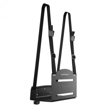 StarTech.com CPU Mount - Reguleeritav arvuti seinakinnitus, seinale kinnitatav CPU hoidik, Universaalne, 10 kg, Must, Teras, Vertikaalne