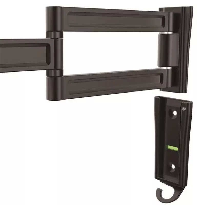 StarTech.com seinakinnitusega monitori käsi – kahe pöördega, 15 kg, 33 cm (13 tolli), 68.6 cm (27 tolli), 75 x 75 mm, 100 x 100 mm, must