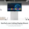 StarTech.com TV laekinnitus – täisliigutusega universaalne riputatav ühe ekraani kinnitus reguleeritava teleskooppika varrega – kallutus / pööramine – VESA kronstein 32–75-tollistele kuvaritele