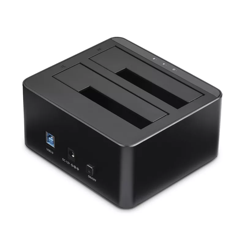 StarTech.com kahe pesaga USB 3.0 SATA-kõvaketta dokkimisjaam, USB-kõvakettadokk, väline 2,5/3,5-tolline SATA I/II/III SSD/HDD dokkimisjaam, kiirvahetusega kõvakettapesad, ülaltlaadimine