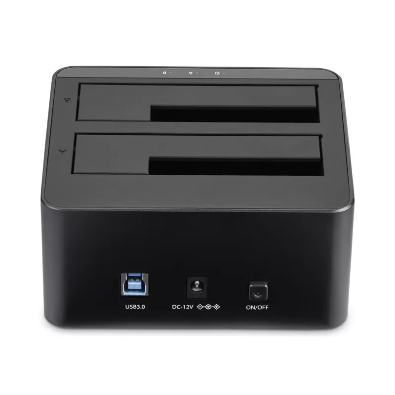 StarTech.com kahe pesaga USB 3.0 SATA-kõvaketta dokkimisjaam, USB-kõvakettadokk, väline 2,5/3,5-tolline SATA I/II/III SSD/HDD dokkimisjaam, kiirvahetusega kõvakettapesad, ülaltlaadimine