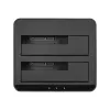 StarTech.com kahe pesaga USB 3.0 SATA-kõvaketta dokkimisjaam, USB-kõvakettadokk, väline 2,5/3,5-tolline SATA I/II/III SSD/HDD dokkimisjaam, kiirvahetusega kõvakettapesad, ülaltlaadimine