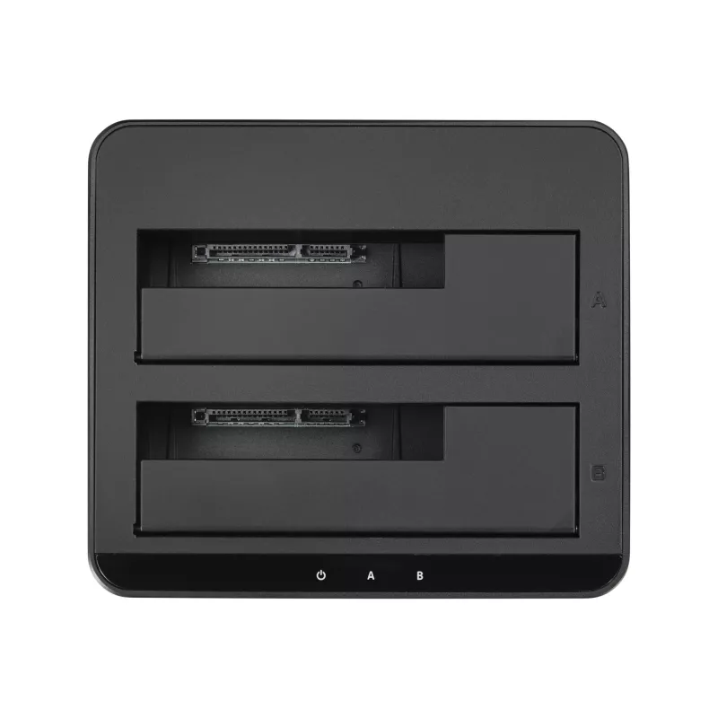 StarTech.com kahe pesaga USB 3.0 SATA-kõvaketta dokkimisjaam, USB-kõvakettadokk, väline 2,5/3,5-tolline SATA I/II/III SSD/HDD dokkimisjaam, kiirvahetusega kõvakettapesad, ülaltlaadimine