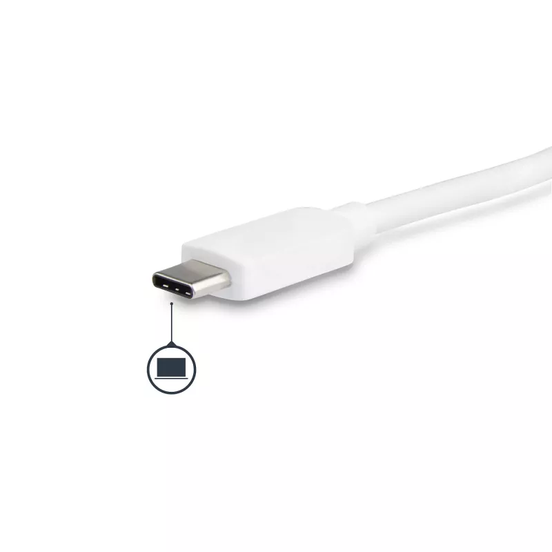 StarTech.com USB C mitme pordiga adapter - USB-C DVI-D (digitaalne) videoadapter, 60 W toiteedastus, GbE, USB-A - kaasaskantav USB-C/Thunderbolt 3 mini sülearvuti dokkimisjaam