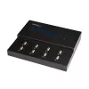 StarTech.com eraldiseisev 1:7 USB-mälupulga paljundaja ja kustutaja, mitme USB-mälupulga kopeerija, süsteemi- ja faili- ning kogu ketta kopeerimine kiirusega 1,5 GB/min, ühe- ja 3-käiguline kustutamine, LCD-ekraan – TAA