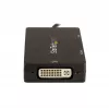 StarTech.com USB-C mitmepordiline videoadapter - 3-ühes - 4K 30 Hz - must
