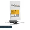 StarTech.com USB-C mitmepordiline videoadapter - 3-ühes - 4K 30 Hz - must