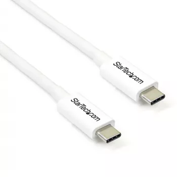 StarTech.com Thunderbolt 3 kaabel - 20 Gbit/s - 2 m - Valge - Thunderbolt, USB ja DisplayPort ühilduv