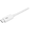 StarTech.com Thunderbolt 3 kaabel - 20 Gbit/s - 2 m - Valge - Thunderbolt, USB ja DisplayPort ühilduv