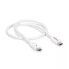 StarTech.com Thunderbolt 3 kaabel – 40 Gbit/s – 0,5 m – valge – Thunderbolti, USB ja DisplayPortiga ühilduv