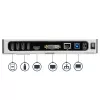 StarTech.com USB 3.0 dokkimisjaam – kahe monitoriga sülearvuti dokkimisjaam HDMI ja DVI/VGA videoga – 6-pordine USB 3.1 Gen 1 5Gbps jaotur, GbE, heli – universaalne Type-A dokk – Windows ja Mac