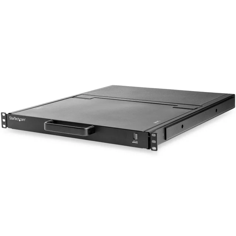 StarTech.com Rackmount KVM Console HD 1080p - Single Port VGA KVM koos 17 inch LCD Monitor for Server Rack - Fully Featured 1U LCD KVM Drawer w/Cables & Hardware - USB Support - 50,000 MTBF