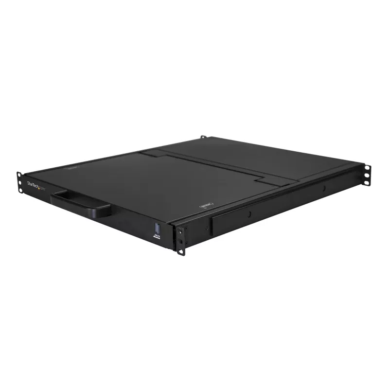 StarTech.com Rackmount KVM Console HD 1080p - Single Port VGA KVM koos 17 inch LCD Monitor for Server Rack - Fully Featured 1U LCD KVM Drawer w/Cables & Hardware - USB Support - 50,000 MTBF