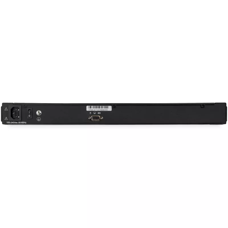 StarTech.com Rackmount KVM Console HD 1080p - Single Port VGA KVM koos 17 inch LCD Monitor for Server Rack - Fully Featured 1U LCD KVM Drawer w/Cables & Hardware - USB Support - 50,000 MTBF