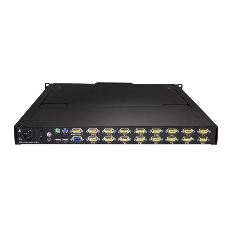 StarTech.com 16-pordiline rackmonteeritav KVM-konsool 6 jala kaablitega – Integreeritud KVM-lüliti 19-tollise LCD-monitoriga – Täisfunktsionaalne 1U LCD KVM-sahtel – OSD KVM – Vastupidav, 50 000 h MTBF – USB + VGA tugi