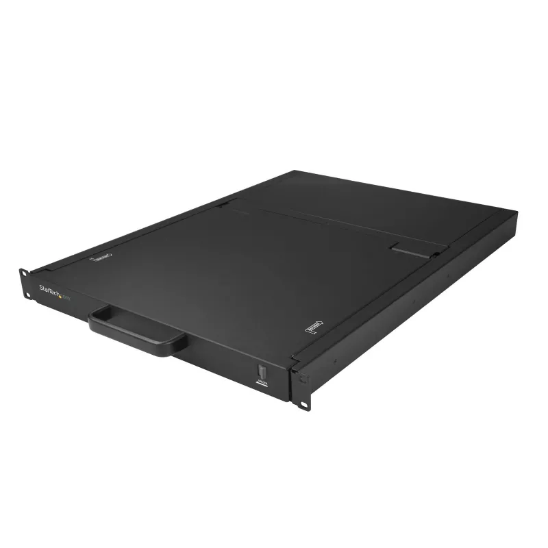 StarTech.com 16-pordiline rackmonteeritav KVM-konsool 6 jala kaablitega – Integreeritud KVM-lüliti 19-tollise LCD-monitoriga – Täisfunktsionaalne 1U LCD KVM-sahtel – OSD KVM – Vastupidav, 50 000 h MTBF – USB + VGA tugi