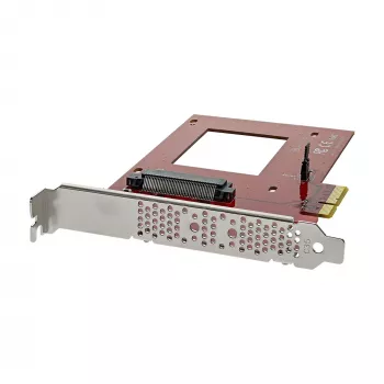 StarTech.com U.2 PCIe-adapter 2,5-tollisele U.2 NVMe SSD-le - SFF-8639 - x4 PCI Express 4.0