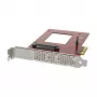 StarTech.com U.2 PCIe-adapter 2,5-tollisele U.2 NVMe SSD-le - SFF-8639 - x4 PCI Express 4.0