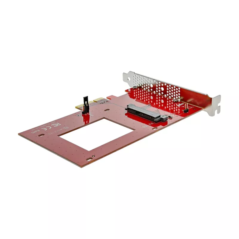 StarTech.com U.2 PCIe-adapter 2,5-tollisele U.2 NVMe SSD-le - SFF-8639 - x4 PCI Express 4.0