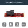StarTech.com U.2 (SFF-8643) M.2-le PCI Express 3.0 x4 hostiadapterkaart 2,5-tollise U.2 NVMe SSD jaoks