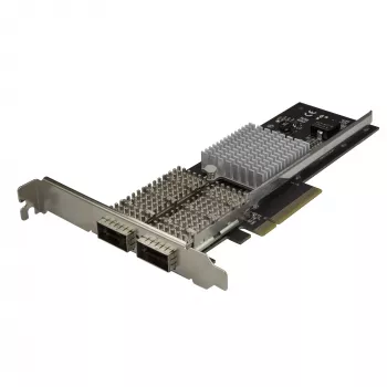 StarTech.com kahe pordiga 40G QSFP+ võrgukaart – Intel XL710 avatud QSFP+ konvergeeritud adapter – PCIe 40 Gigabit Etherneti serveri NIC – 40GbE fiiberoptiline LAN-kaart – Dell PowerEdge HPE ProLiant