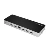 StarTech.com USB-C-dokk – kahe monitoriga HDMI- ja DisplayPort 4K 30 Hz – USB USB-C sülearvuti dokkimisjaam 60 W toiteedastusega, SD, 4-pordiline USB-A 3.0 jaotur, GbE, heli – ühildub Thunderbolt 3-ga