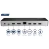 StarTech.com USB-C-dokk – kahe monitoriga HDMI- ja DisplayPort 4K 30 Hz – USB USB-C sülearvuti dokkimisjaam 60 W toiteedastusega, SD, 4-pordiline USB-A 3.0 jaotur, GbE, heli – ühildub Thunderbolt 3-ga