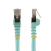 StarTech.com 1 m CAT6a Etherneti kaabel – 10 Gigabit varjestatud takerdumisvastase RJ45 100W PoE paigakaabel – 10GbE STP võrgukaabel tõmbetõkestiga – Aqua individuaalselt testitud/juhtmestus on UL sertifitseeritud/TIA