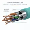 StarTech.com 1 m CAT6a Etherneti kaabel – 10 Gigabit varjestatud takerdumisvastase RJ45 100W PoE paigakaabel – 10GbE STP võrgukaabel tõmbetõkestiga – Aqua individuaalselt testitud/juhtmestus on UL sertifitseeritud/TIA
