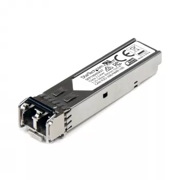 StarTech.com MSA-ühilduv SFP-optilise transiiveri moodul – 1000BASE-SX~MSA koodita SFP-moodul – 1000BASE-SX – 1GbE mitmemoodiline kiudoptiline (MMF) transiiver – 1GE Gigabit Ethernet SFP – LC 550 m – 850 nm – DDM