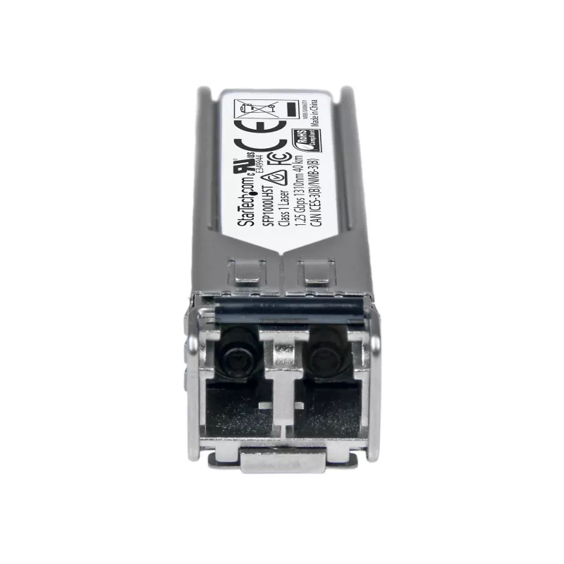 StarTech.com MSA Compliant SFP transiiver Module - 1000BASE-LH~MSA Uncoded SFP Module - 1000BASE-LH - 1GbE Single Mode Fiber (SMF) Optic transiiver - 1GE Gigabit Ethernet SFP - LC 40km - 1310nm - DDM