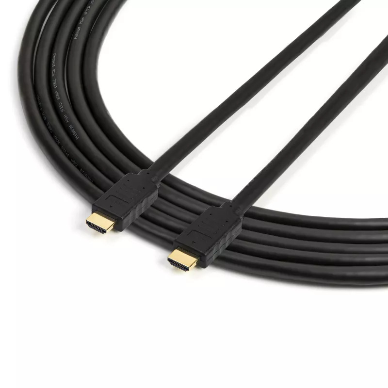 StarTech.com 15 jalga (5 m) Premium-sertifitseeritud HDMI 2.0 kaabel Ethernetiga – kiire ülikiire Ultra HD 4K 60 Hz HDMI kaabel HDR10 – pikk HDMI juhe (isane/isane pistik) – UHD monitoride, telerite, ekraanide jaoks