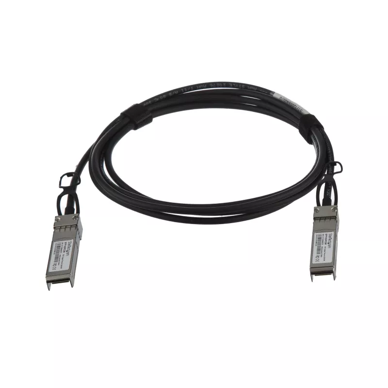 StarTech.com MSA Uncoded Ühilduv 2m 10G SFP+ to SFP+ Direct Attach Breakout kaabel Twinax - 10 GbE SFP+ Copper DAC 10 Gbps Low Power Passive transiiver Module DAC