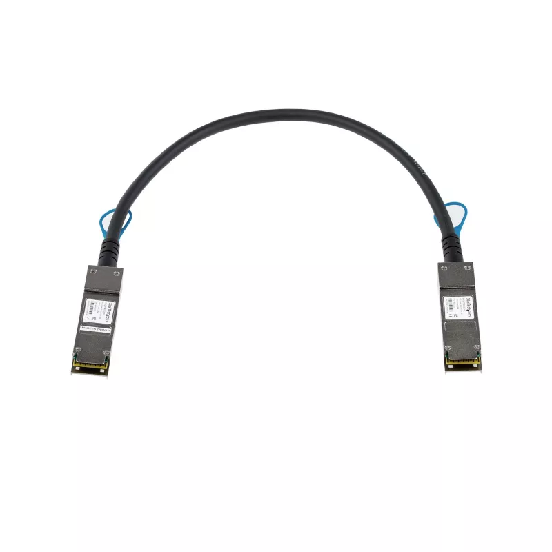 StarTech.com Juniper EX-QSFP-40GE-DAC-50CM ühilduv 0,5 m 40G QSFP+-QSFP+ otseühenduskaabel Twinax – 40GbE QSFP+ vask-DAC 40 Gbps madala energiatarbega passiivne transiiveri moodul DAC
