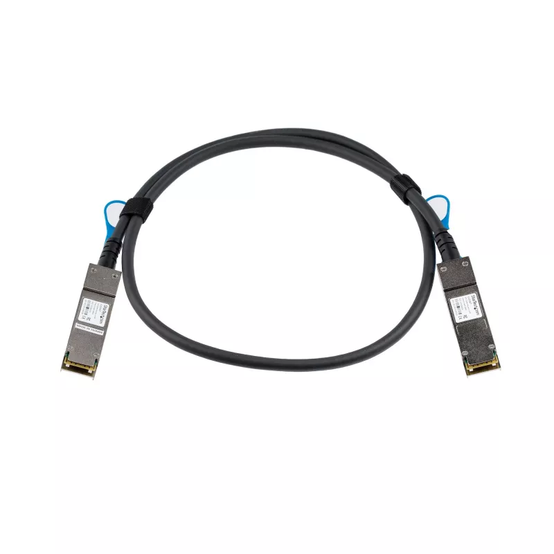 StarTech.com HPE JG326A -ga ühilduv 1m 40G QSFP+ kuni QSFP+ otseühenduskaabel Twinax - 40GbE QSFP+ vask-DAC 40 Gbps väikese energiatarbega aktiivne transiiverimoodul DAC Firepower SN2410M 4200