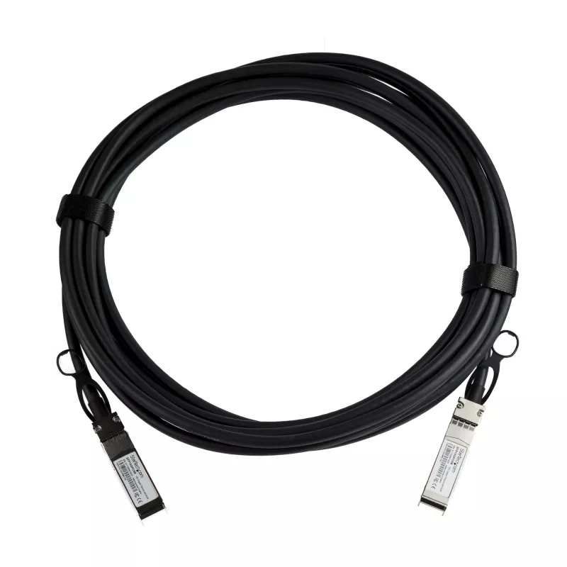 StarTech.com MSA Uncoded Ühilduv 5m 10G SFP+ to SFP+ Direct Attach Breakout kaabel Twinax - 10 GbE SFP+ Copper DAC 10 Gbps Low Power Passive transiiver Module DAC
