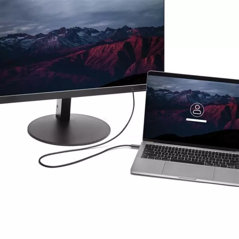 StarTech.com 6 jalga (2 m) USB-C–HDMI-kaabel – 4K 60 Hz USB USB-C–HDMI 2.0 videoadapterkaabel – Thunderbolt 3 ühilduv – sülearvuti HDMI-kuvari/ekraaniga – DP 1.2 Alt Mode HBR2 – must
